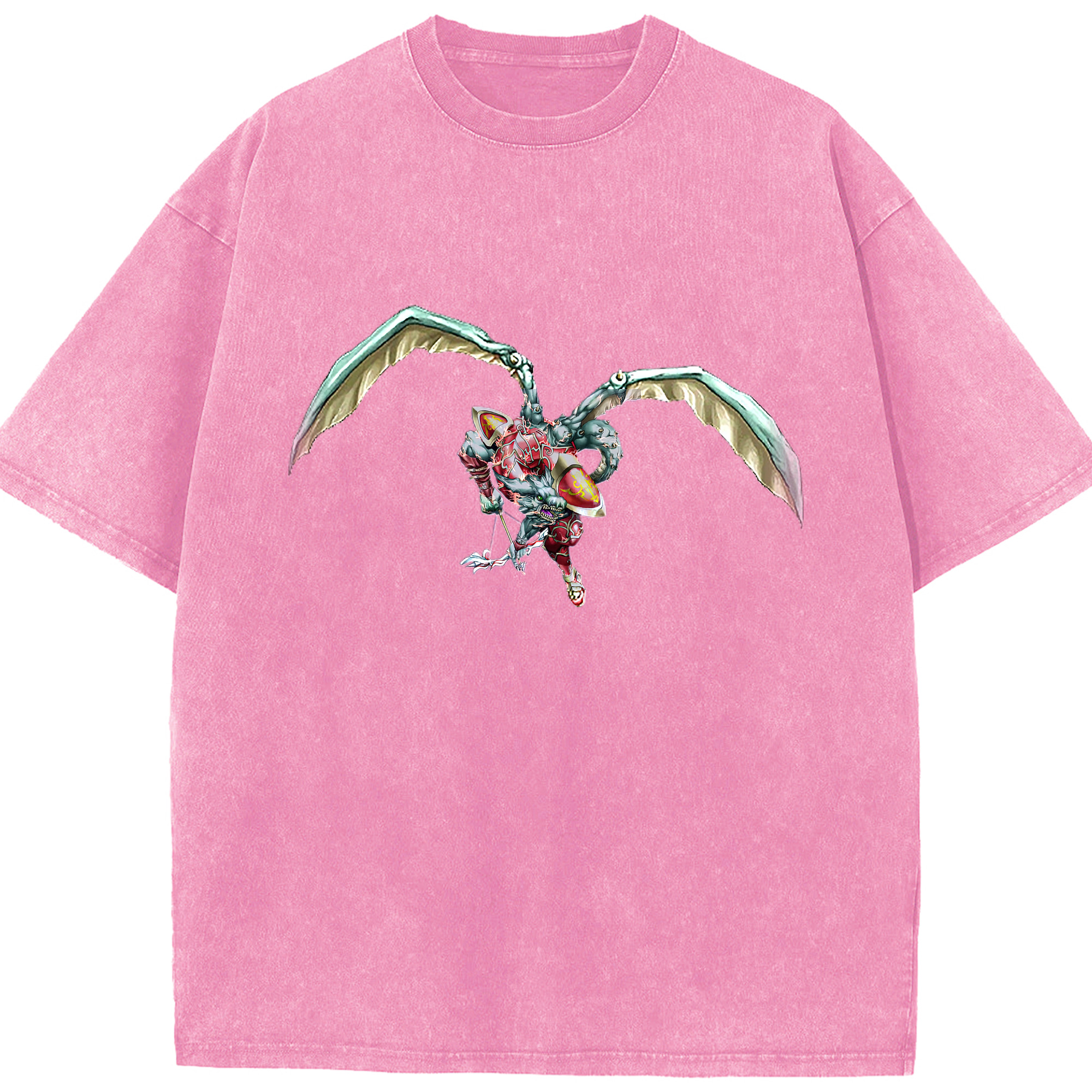 （画像用） 遊☆戯☆王 Yu-Gi-Oh! 綿100% ヴィンテージ風 半袖Tシャツ（フロントプリント）